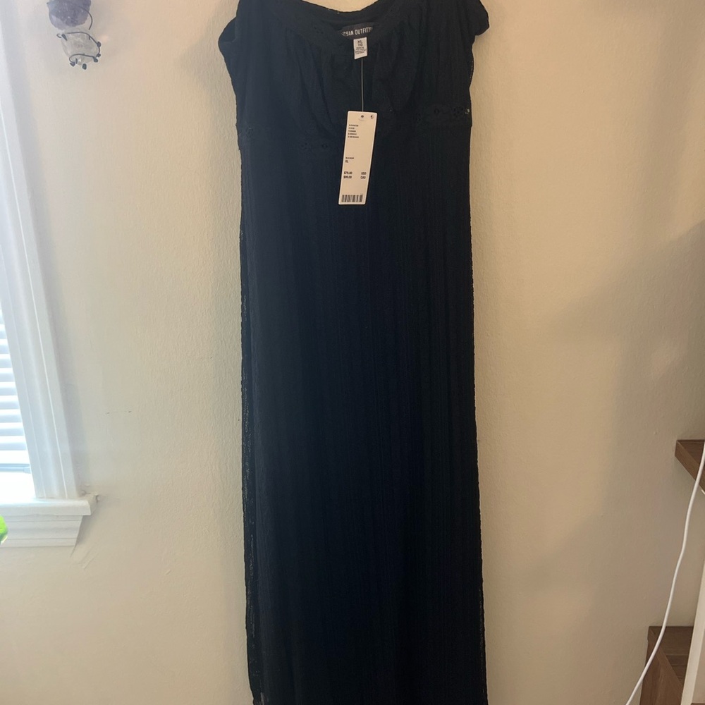 Urban Outfitters Black Maxi Dress